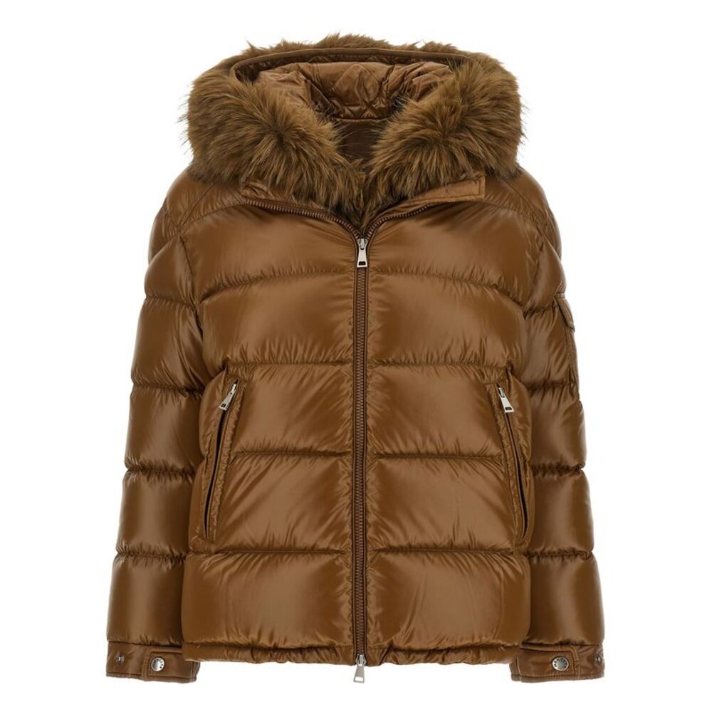Moncler Brown Polyamide Full-Length Women's Jacket